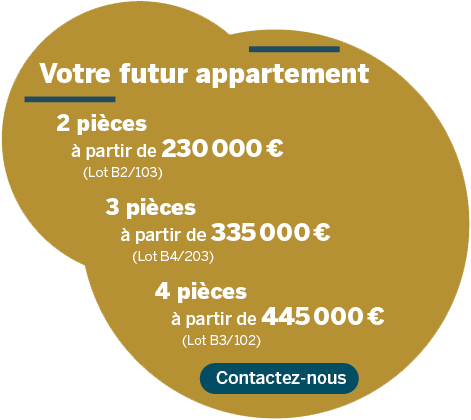 Pop up informatif tarifs appartements